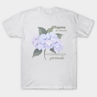 Whispers of Nature Hydrangea Serenade T-Shirt